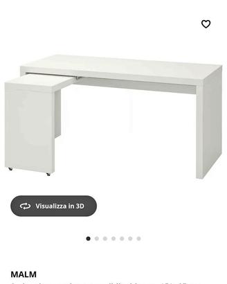 SCRIVANIA CON PIANO ESTRAIBILE
