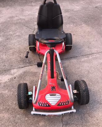 Go kart a pedali , marce e freni
