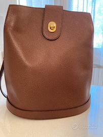 Borsa secchiello donna in pelle