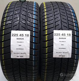 2 GOMME 225 45 18 BARUM INV 2023 RIF3960