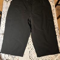 Pinocchietto bermuda lungo donna tg62IT nuovo nero