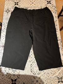 Pinocchietto bermuda lungo donna tg62IT nuovo nero