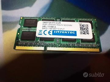 RAM 8GB DDR3 1600MHz SO-DIMM Hypertec