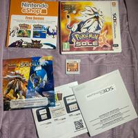 Pokémon Sole completo nintendo 3ds 2ds