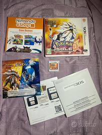 Pokémon Sole completo nintendo 3ds 2ds