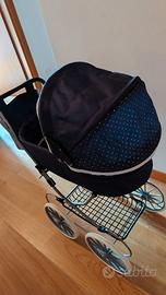 Passeggino giocattolo bimba con manubrio alto