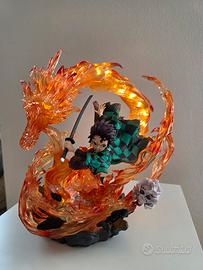 Tanjiro demon Slayer Kimetsu no Yaiba Figure led 
