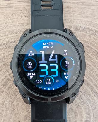 Garmin Fenix 8 Amoled Sapphire 51 mm DLC Carbon Gr