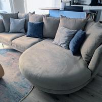 Divano con penisola come nuovo 