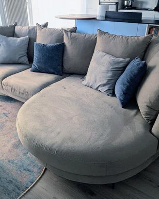 Divano con penisola come nuovo 