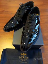 SCARPE UOMO DA CERIMONIA VERNICE N MARCA  CORTINA