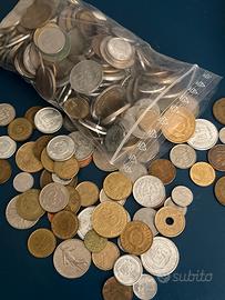 Lotto 3 kg monete straniere