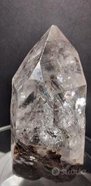 Quarzo fantasma con inclusioni di Tormalina - Cina