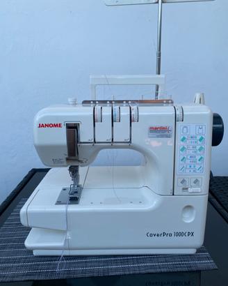 Janome CoverPro 1000CPX, punto copertura