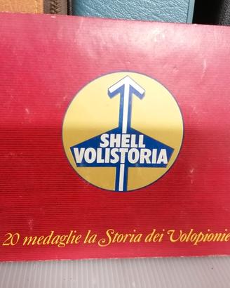 medaglie VOLISTORIA della SHELL IN FOLDER Completa