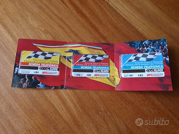Schede telefoniche Telecom Ferrari motor show 1997