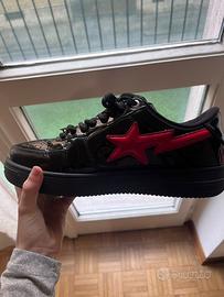 Scarpe BAPE sta Low shark nere