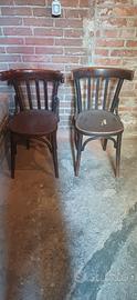 2 Sedie d'epoca mod. Bistrot B