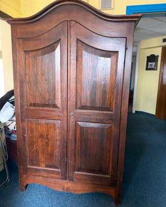 Armadio Antico 2 Ante in Legno Massello –Fine '800