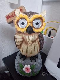 Soprammobili in ceramica con pannello solare