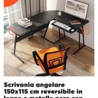 scrivania angolare