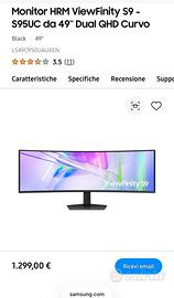 Samsung monitor curvo