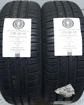 2 GOMME 175 50 15 KUMHO A73415