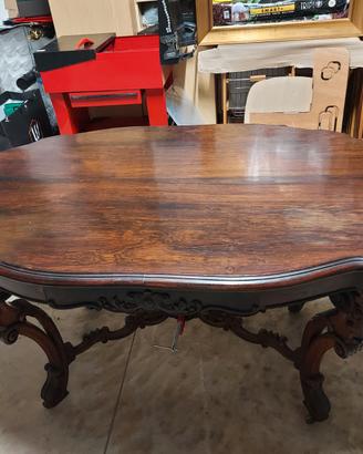 TAVOLO ANTICO IN LEGNO STILE LUIGI FILIPPO