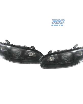 FARI PER OPEL OMEGA 94-99 LENTE A LENTE NERA