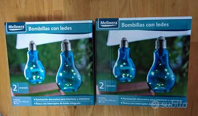 4 lampadine LED decorative 