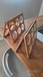 Portabottiglie in legno