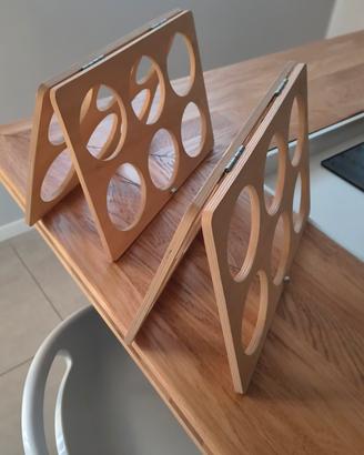 Portabottiglie in legno