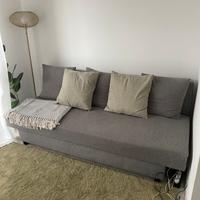 Divano letto contenitore + cuscini