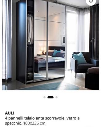 8 Pannelli 75x236 telaio specchio AULI IKEA