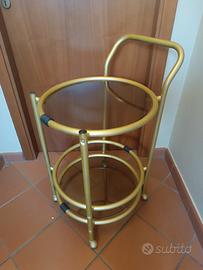 carrello in vetro porta amari
