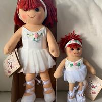 My Doll set Bambole Ballerina tutù bianco