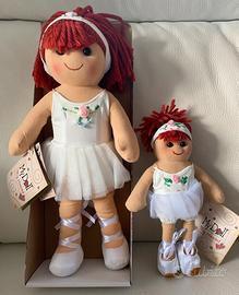 My Doll set Bambole Ballerina tutù bianco