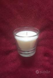 Candela in bicchiere Vaniglia