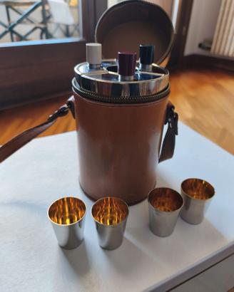 Set bar da viaggio art deco 1950