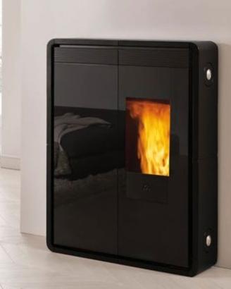 Stufa pellet edil kamin 9 kw canalizzabile