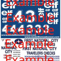 Decals TYRRELL P34 scala 1/8