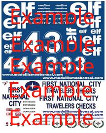 Decals TYRRELL P34 scala 1/8