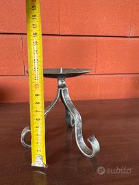 Porta candela in ferro