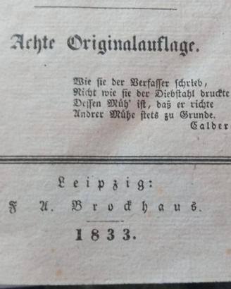 Dieci volumi di Enciclopedia tedesca del 1833