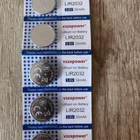 5pz Batteria Ricaricabile + Caricabatterie USB