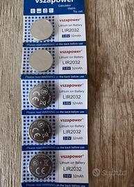 5pz Batteria Ricaricabile + Caricabatterie USB