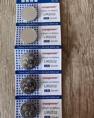 5pz Batteria Ricaricabile + Caricabatterie USB