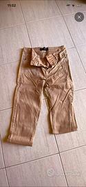 Pantaloni beige Stradivarius taglia 38