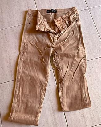 Pantaloni beige Stradivarius taglia 38