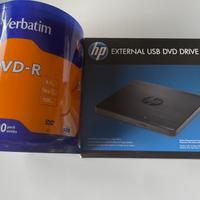 DVD HP NUOVO CON 100 dvd